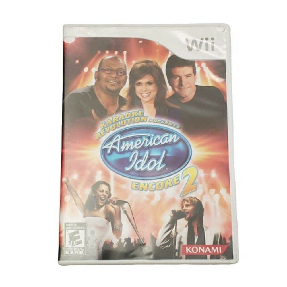 Nintendo Wii American Idol Encore 2 Video Game (Complete, 2008)